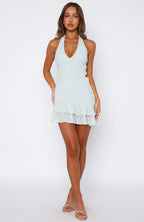 All I Wanted Was This Mini Dress Baby Blue