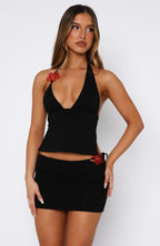 Summer Dreamin' Mini Skirt Black