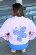 Free Spirited Oversized Sweater Pink
