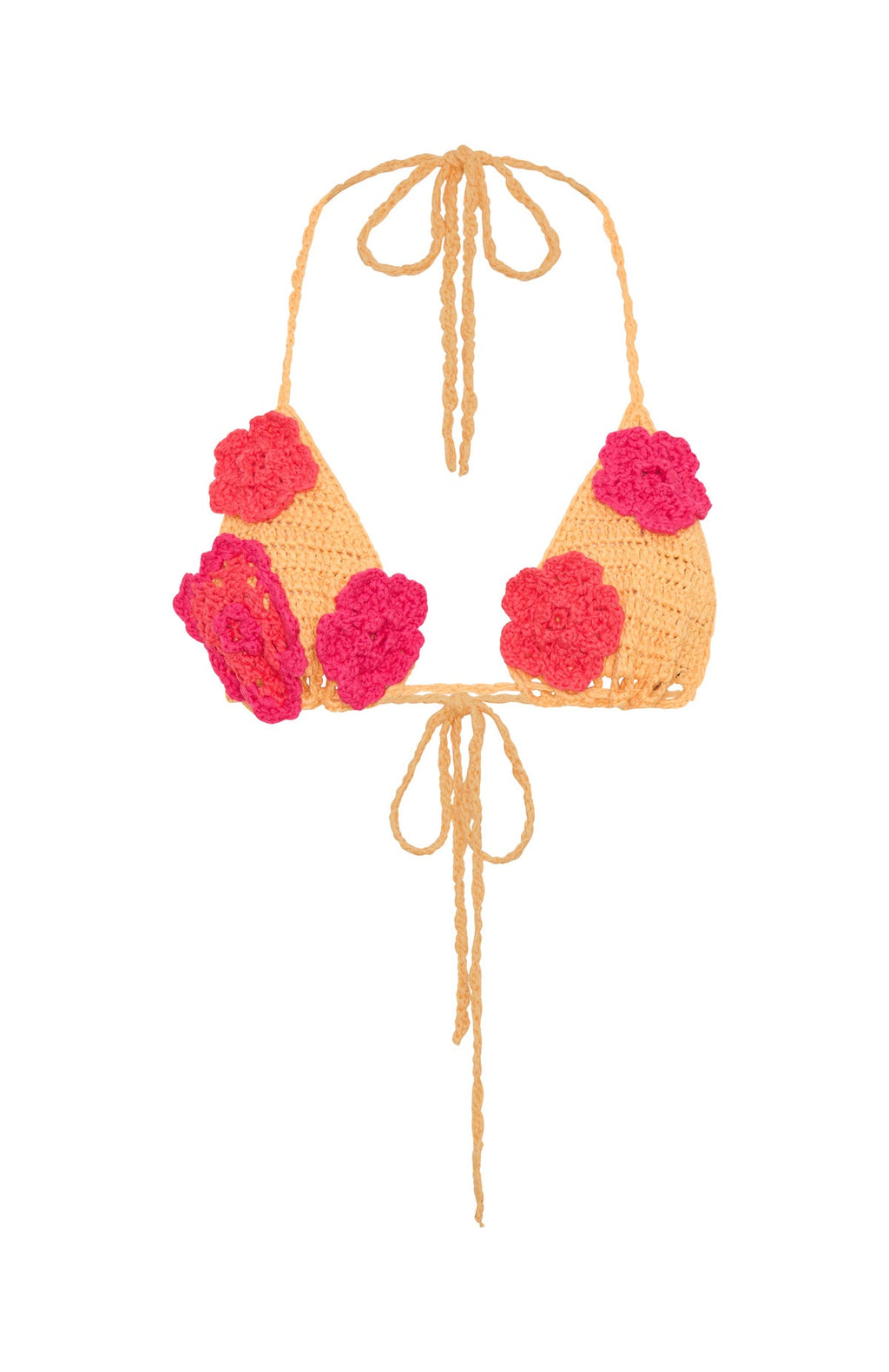 The Rumours Are True Crochet Top Pastel Orange/Pink