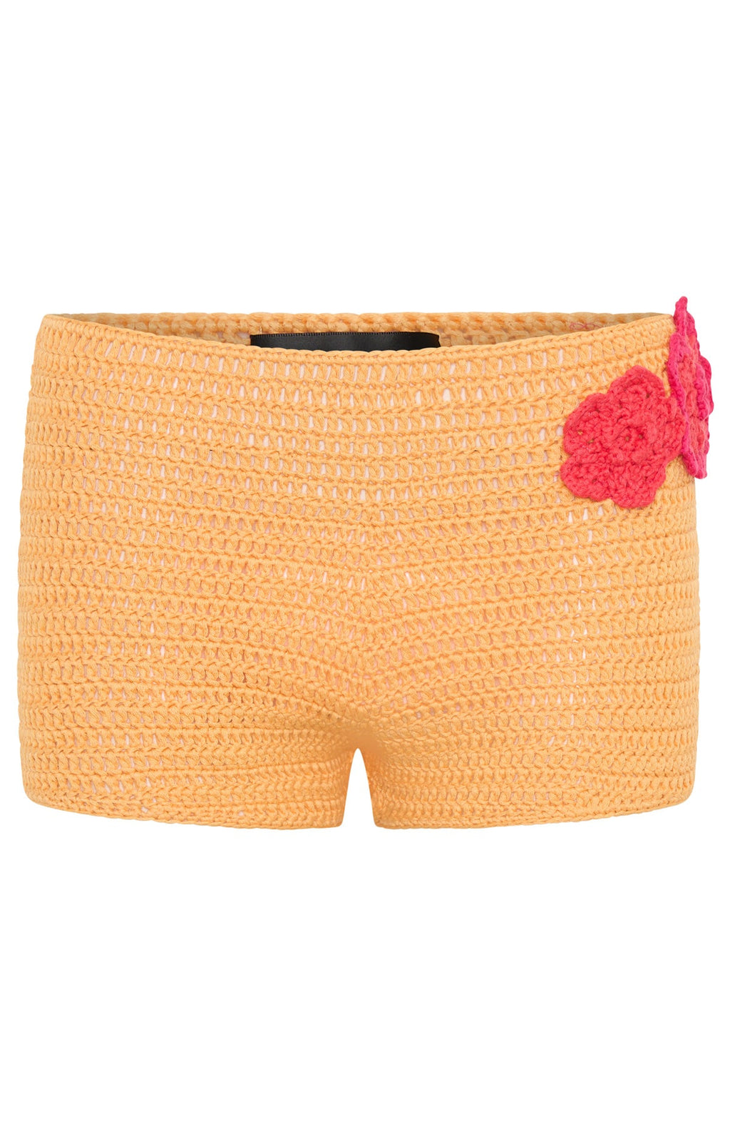 So Fresh Crochet Shorts Pastel Orange/Pink