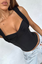 Chasing Shadows Bustier Black
