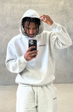 Core Classic Oversized Hoodie Dark Grey Marle