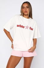 From The Archives Mila Oversized Tee White