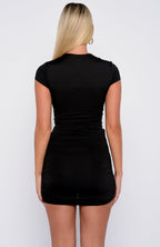 Touch The Stars Mini Dress Black