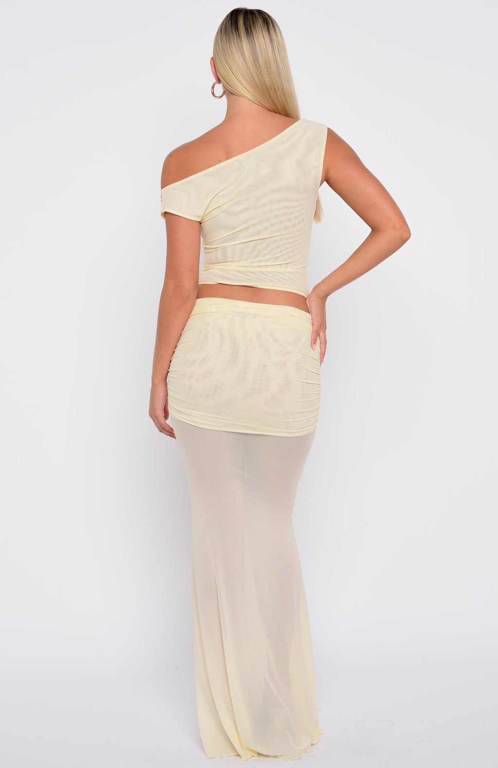 Need Your Heart Maxi Skirt Cream