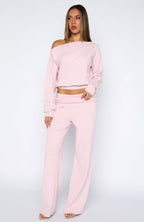 Can't Find The Words Knit Pants Pink