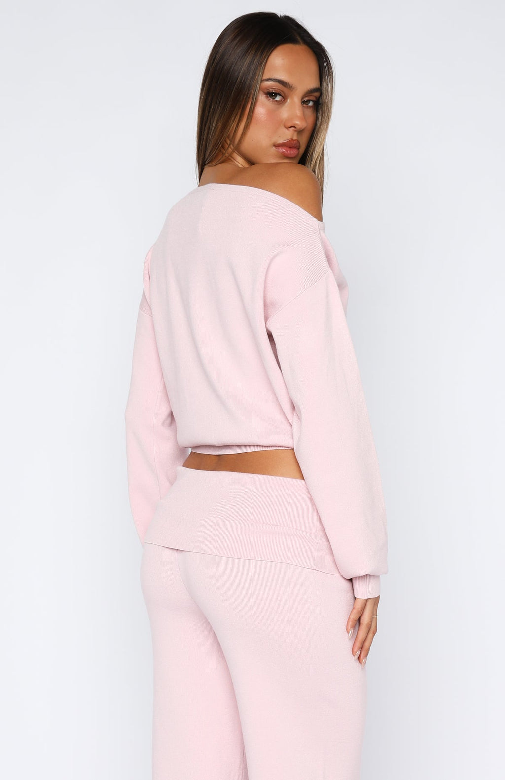Can't Find The Words Knit Sweater Pink