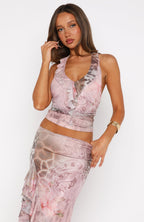 Let It Breathe Halter Top Paisley Dreams