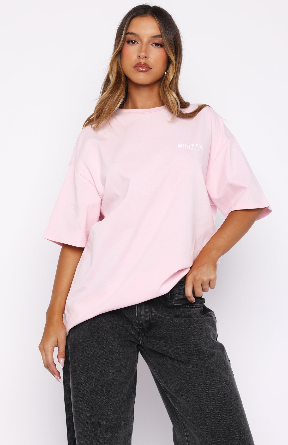 Non Negotiable Oversized Tee Pink