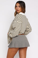 Just Doing Me Mini Skort Pepper