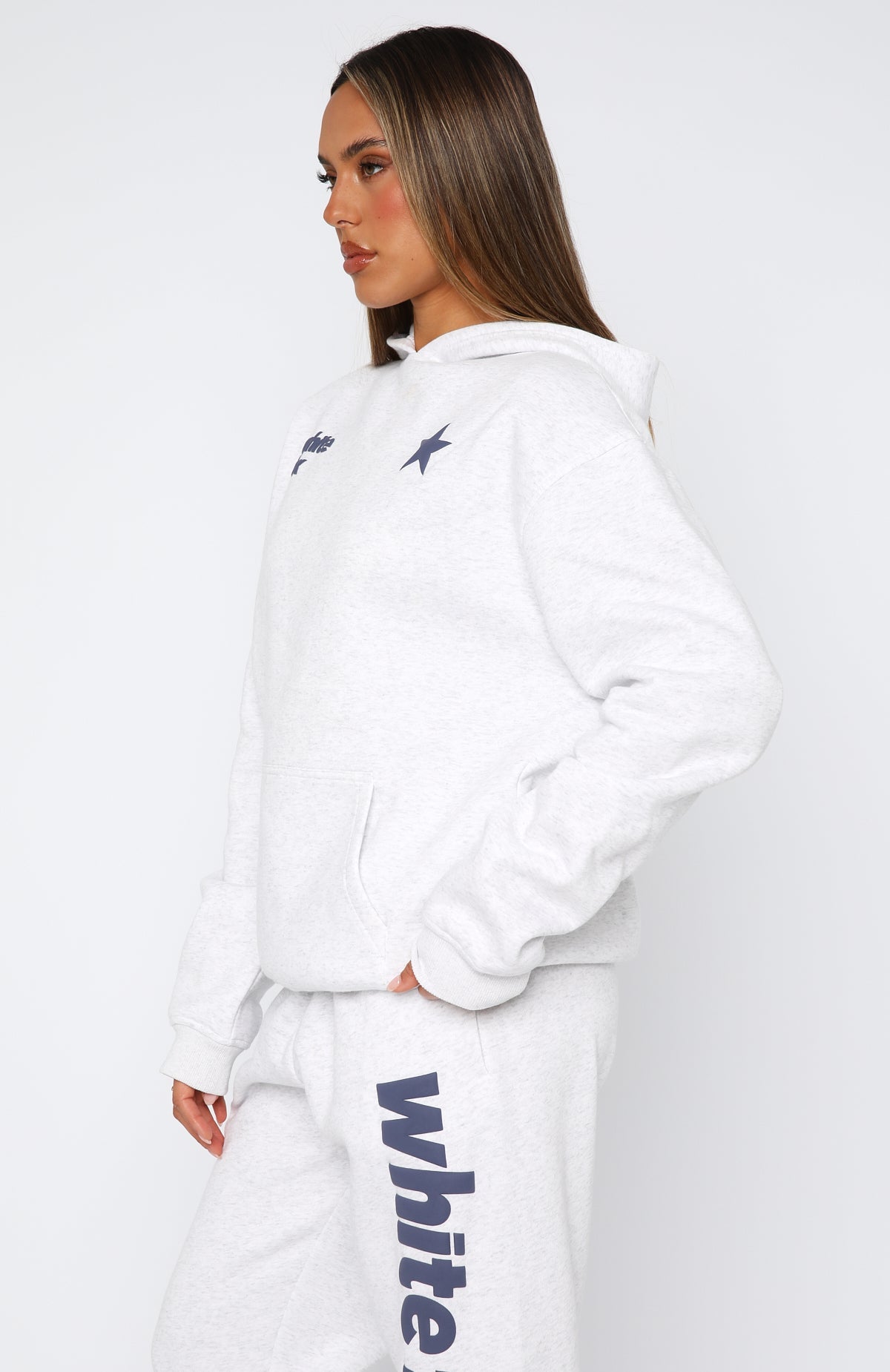 From The Archives Freya Oversized Hoodie Grey Marle