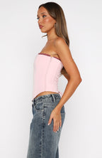 In My Mirror Bustier Baby Pink