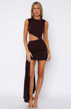 Smiling At You Mini Dress Plum