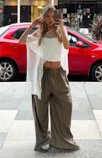 Distant Memories Pants Khaki