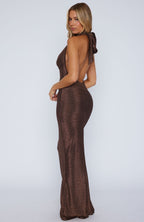 Hide Your Flaws Maxi Dress Bronze