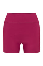 Endurance Scrunch High Waisted Shorts Berry