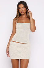 Just Imagine Mini Skirt Cream