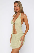 His Favourite Halter Top Matcha