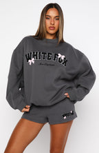 Daydreamers Madeline Drop Shoulder Sweater Volcanic