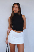 Over And Over Again Mini Skirt Off White