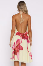 Heartbreaker Status Mini Dress Lemon Twist