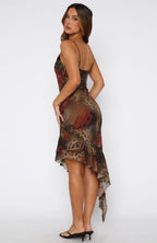 Should Know Better Midi Dress Exotic Rose