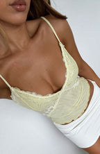 Sweet Sensation Cami Top Lemon