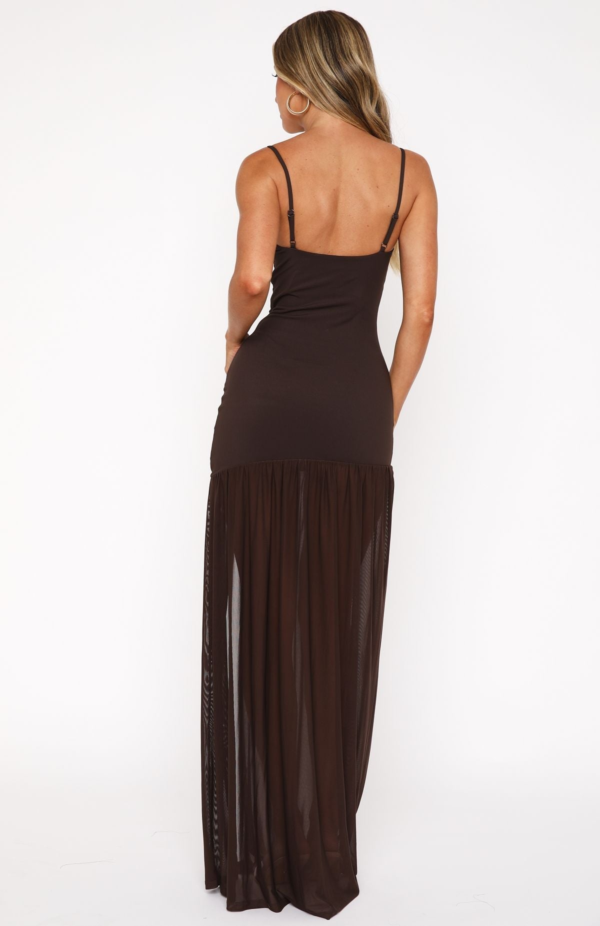 True Love Maxi Dress Chocolate