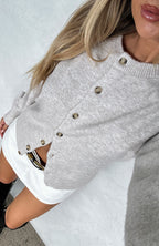 Helping Hand Knit Cardigan Oat