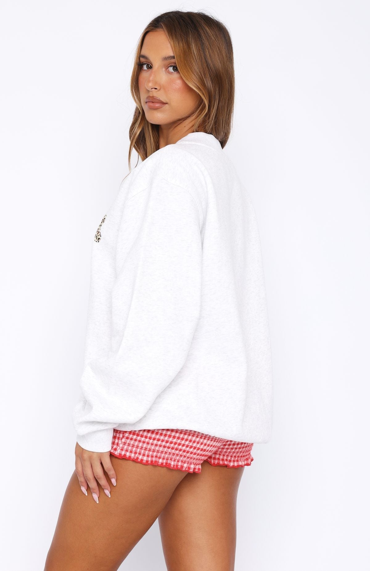 Waiting Long Enough Oversized Sweater Grey Marle