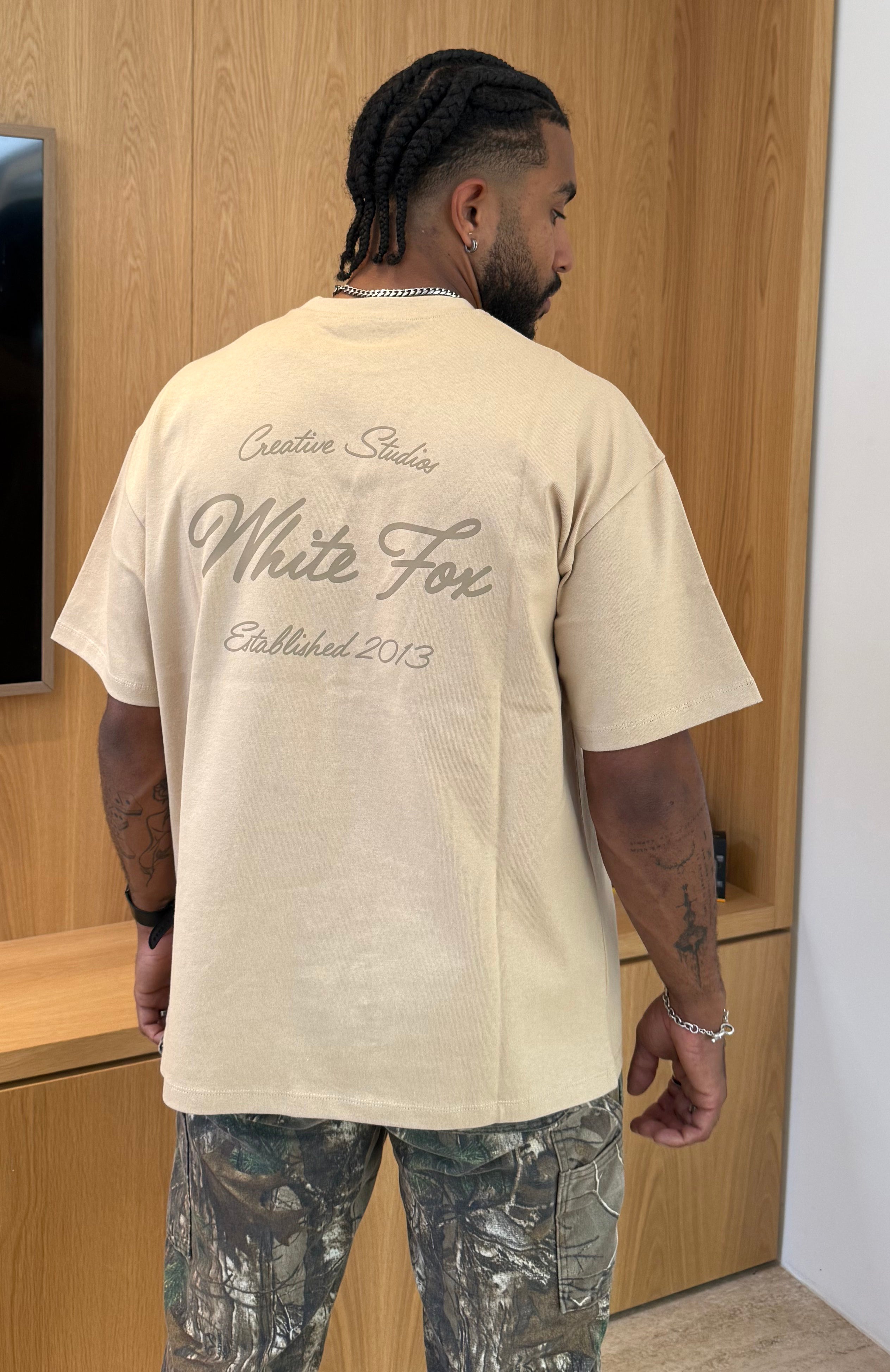 Creative Studios Oversized Tee Oatmeal