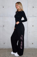 Luxurious Girl Track Pants Black