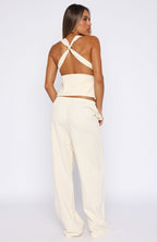 Take A Stance Pants Off White