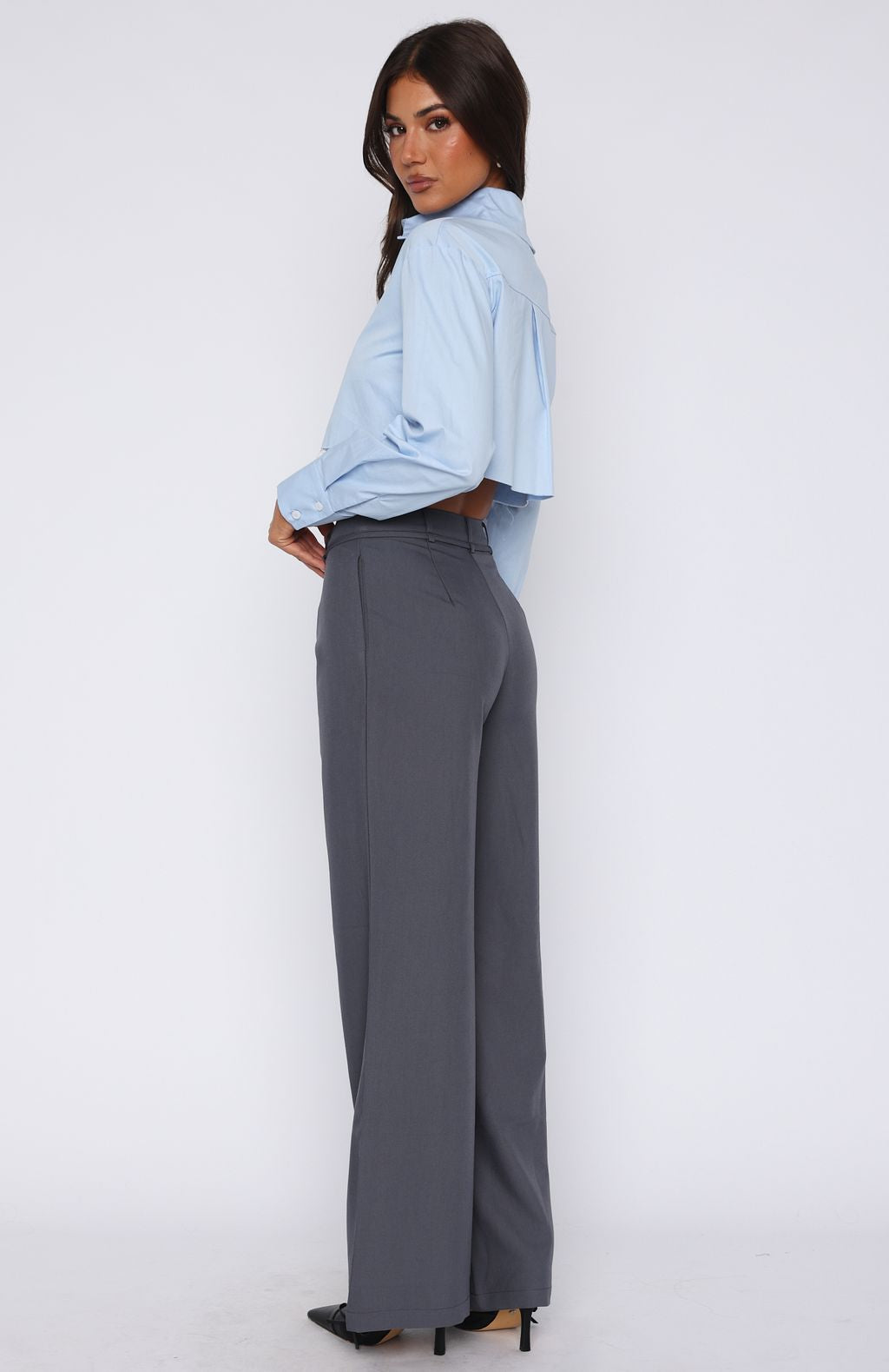 Thanks For Nothing Pants Slate Grey