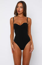 Stuck To You Bodysuit Black