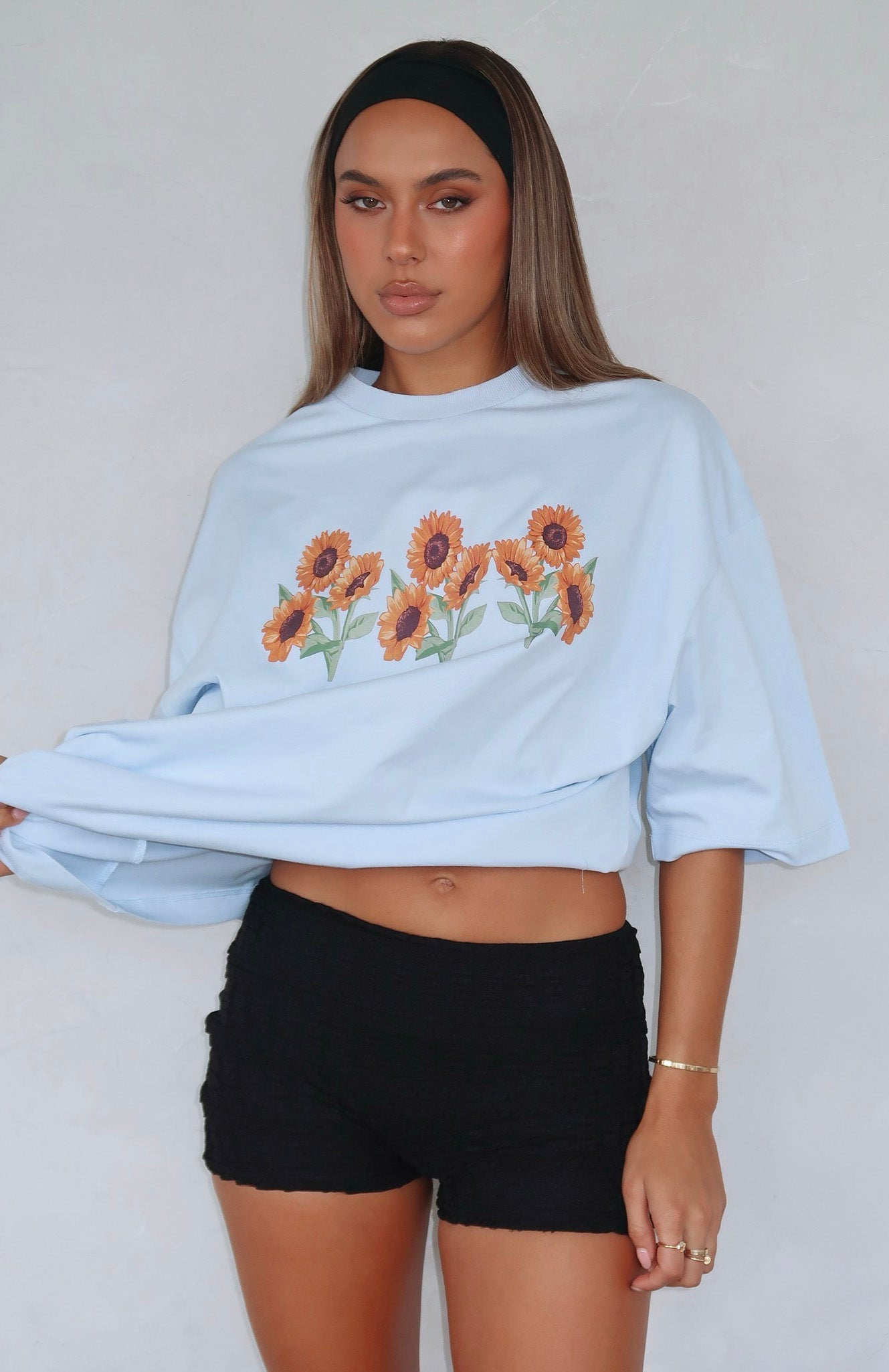 Honeymoon Lace Shorts Black