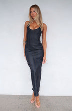 In My Heart Maxi Dress Dark Indigo