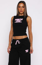 Club 14 Allie Tank Top Black