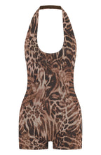 Wishful Thinking Halter Playsuit The Wild Print