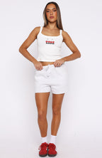 Club 14 Taylah Singlet Top White