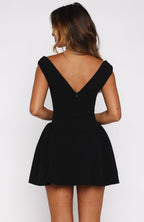 Pretty Problems Mini Dress Black