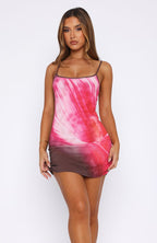 Maybe Later Mini Dress Twilight Orchid