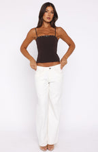 Too Rare To Care Top Chocolate