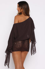 Static Heart Top Chocolate