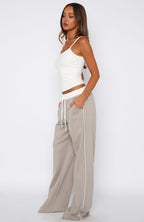 True Feelings Wide Leg Pants Moon