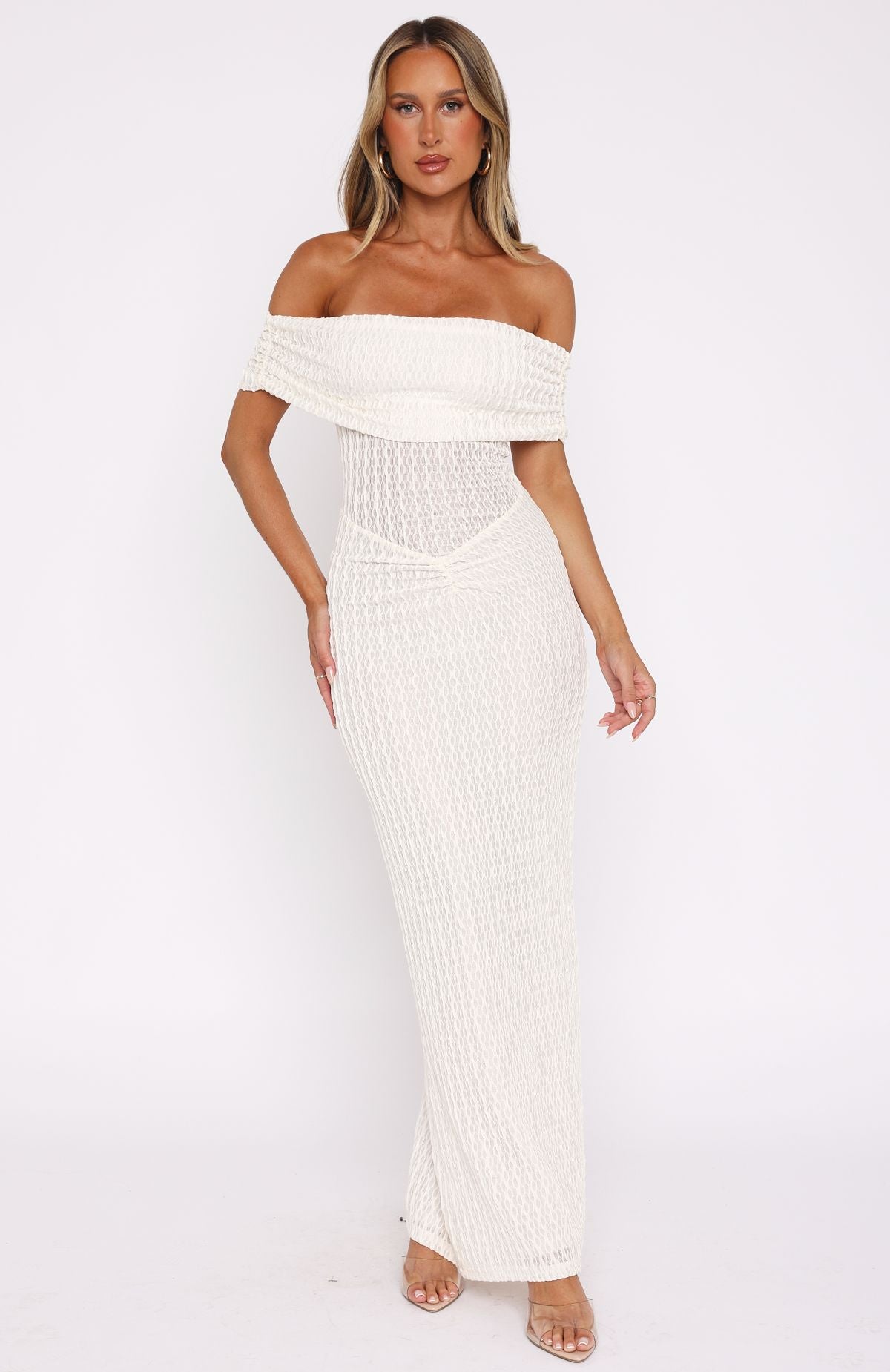 Unwritten Chapters Maxi Dress Off White
