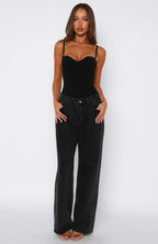 Stuck To You Bodysuit Black