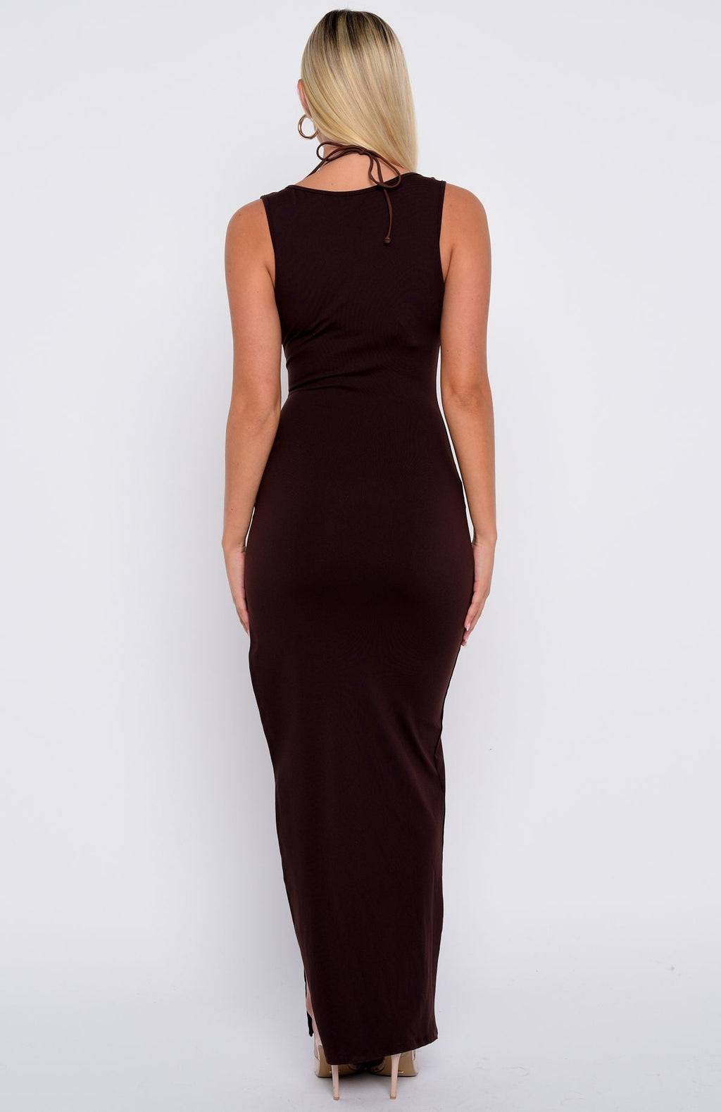 Don't Want To Be Apart Maxi Dress Dark Chocolate