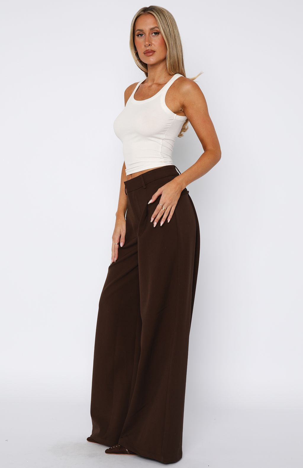 It's Now Or Never Pants Chocolate